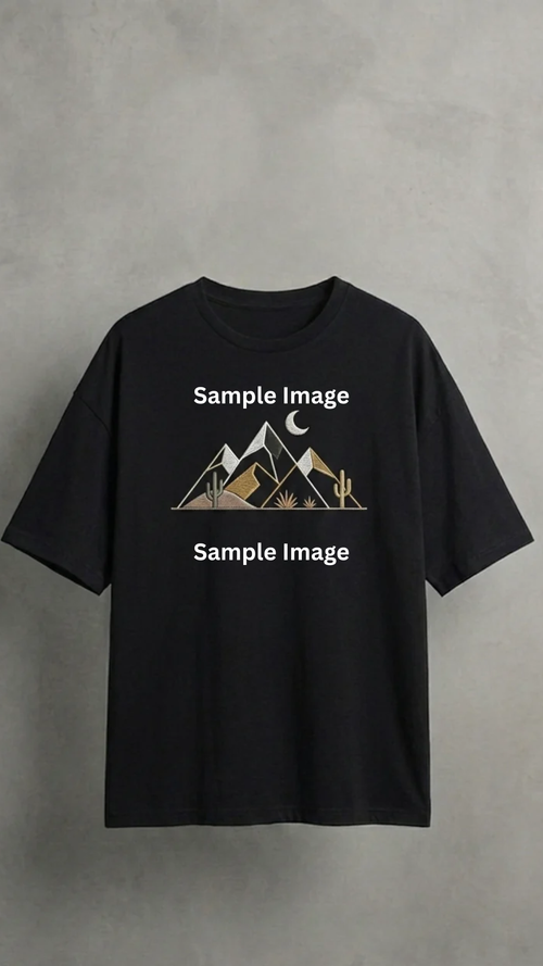 Oversized T-Shirt Embroidery