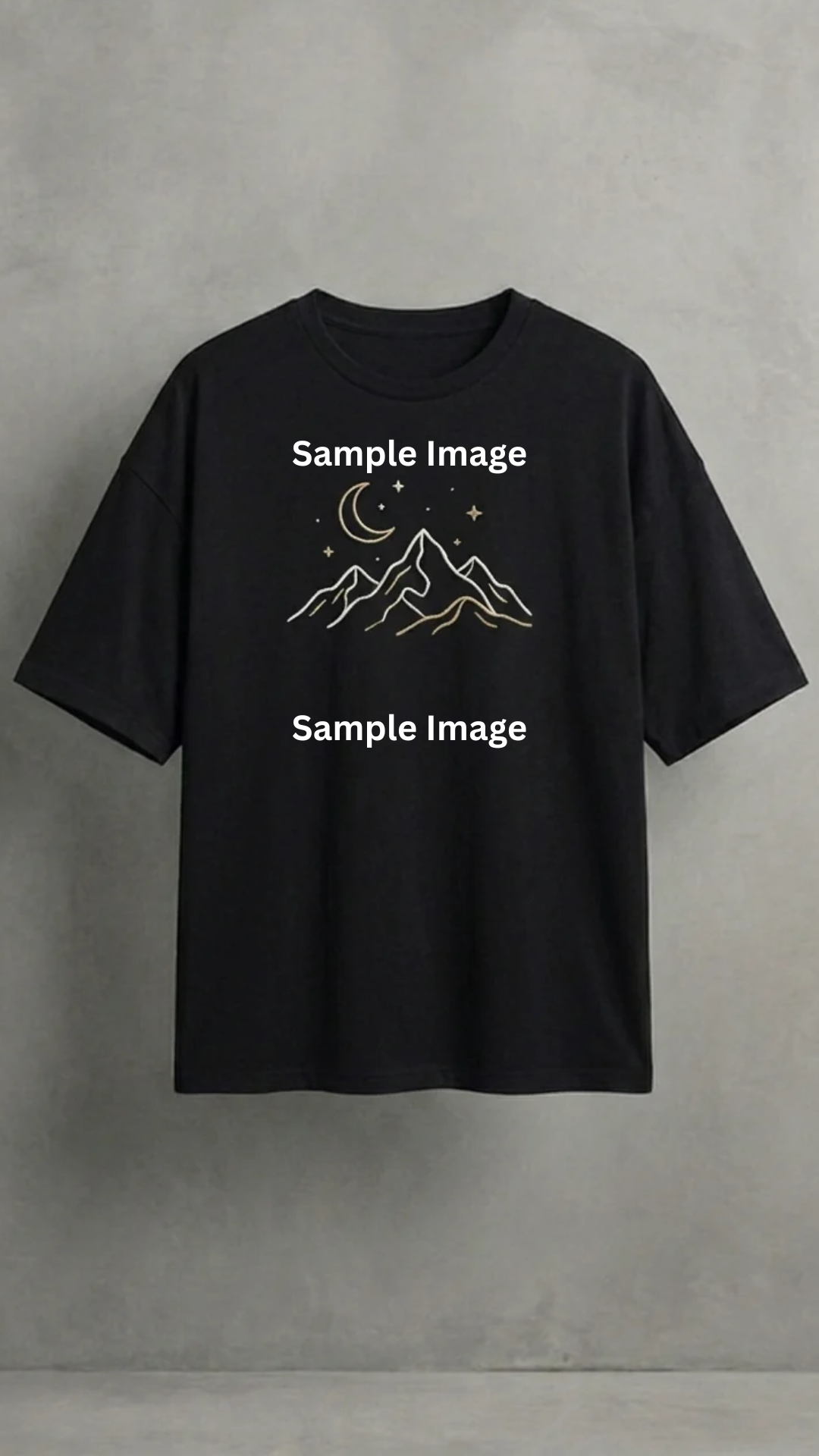 Oversized T-Shirt Embroidery