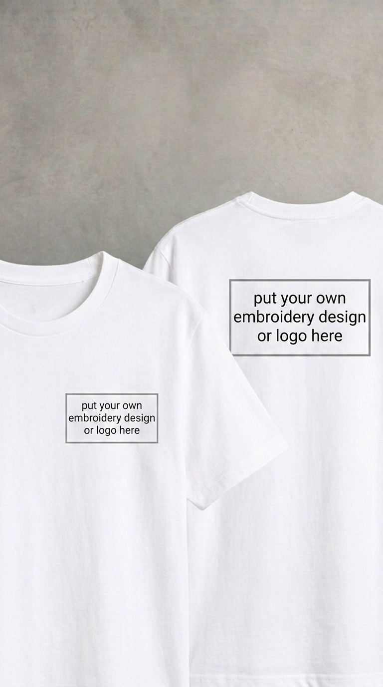 Oversized T-Shirt Embroidery